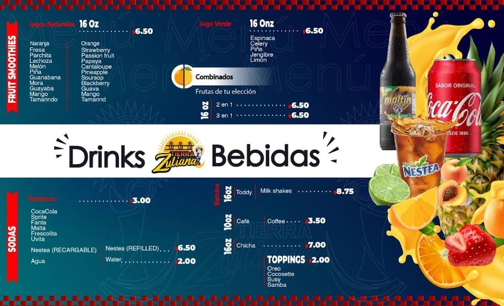 Tierra Zuliana Menu image 3